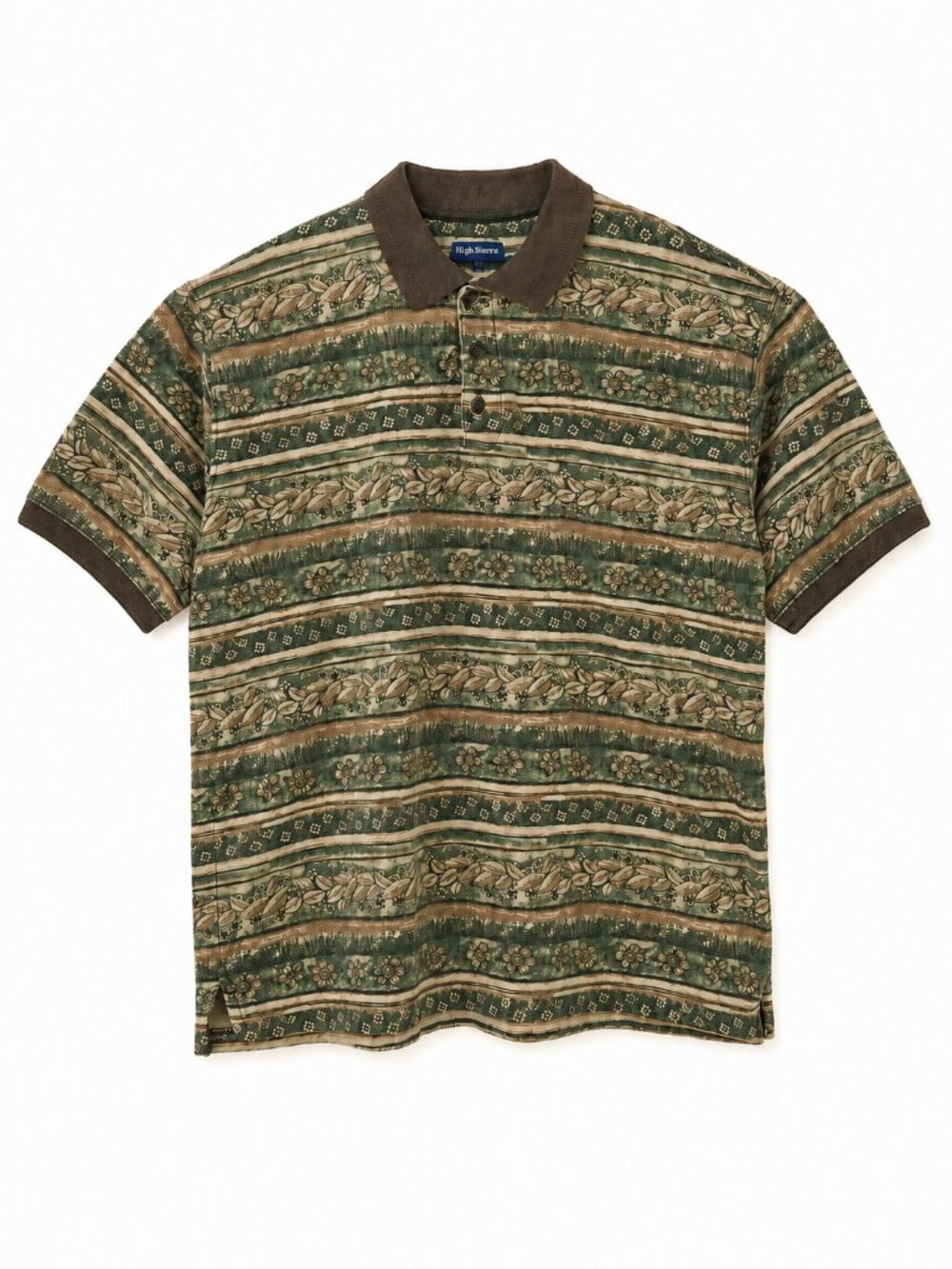 High Sierra Polo-Style Knit Fabric Men's Shirt - L